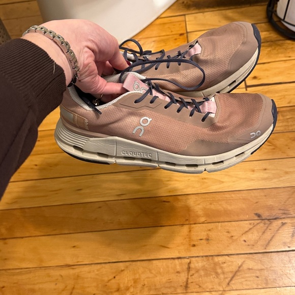 On Cloudnova Form Rosebrown Orchid Speedboard Women's Shoes - Picture 2 of 5